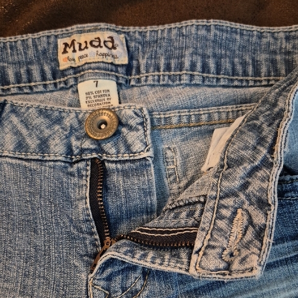 Mudd Blue Skinny Jeans Distressed Denim - Picture 11 of 12